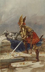Sigurd zei tegen zichzelf dat wat er ook gebeurde, hij het gezicht moest zien