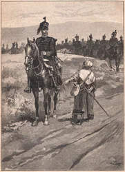De hertog van Brunswijk en zijn huzaren (de Zwarte Brunswijkers) AD 1810