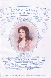 Titelpagina, uit Lorna Doone uitgegeven door W & R Chambers Ltd