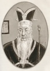 Confucius, uit Levensbiografieën van Religieuze Leiders