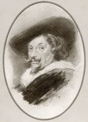 Sir Peter Paul Rubens, uit Levensbiografieën van grote schilders