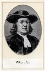 William Penn, stichter van Pennsylvania, begin 20e eeuw