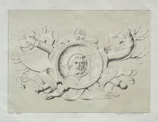 Receuil dessais lithographiques: Un trophee