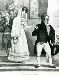 Het huwelijk van gemak, 1822