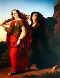 Judith keert naar huis terug na de moord op Holofernes, ca. 1830