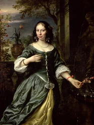 Portret van Margaretha Tulp als bruid
