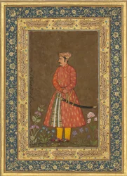 Portret van Rup Singh, Folio uit het Shah Jahan Album