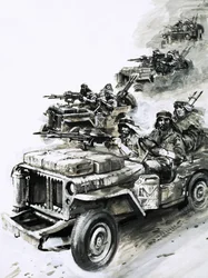 David Stirling leidt 