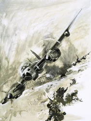 Muggen bombarderen gevangenis Amiens