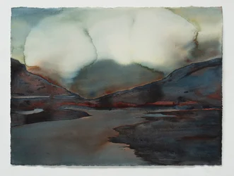 Fjord 1, 2025 (aquarel)