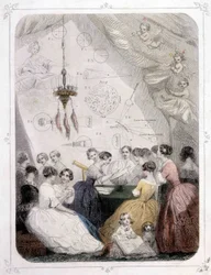 Dames die Astronomie Studeren - door Grandville
