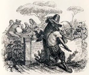 De wolf en de herders - Fabels van La Fontaine