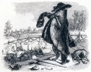 De wolf die herder werd - Fabels van La Fontaine