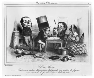 Een inbeslagname, ca. 1840