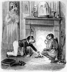 De Aap en de Kat, illustratie voor 