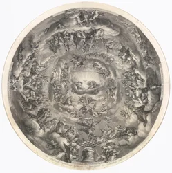 De Heilige Drie-eenheid, Plafond van de Kerk van Val-de-Grâce