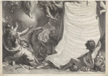 Allegorie op de macht van Lodewijk XIV