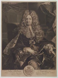 Portret van Jules-Hardouin Mansart (1646-1708)