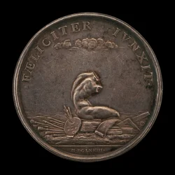 Emblemen van de kunsten met de Belvedere Torso (1673)