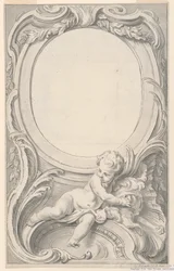 Ontwerp voor omlijsting van het portret van Francis Russell, tweede graaf van Bedford