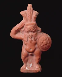 Beeldje van de Egyptische Huishoudgod Bes