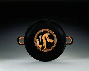 Attische roodfigurige kylix, circa 470 v.Chr.