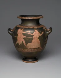 Attische roodfigurige stamnos, 440-430 v.Chr.