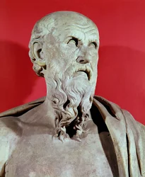 Buste van Hesiod