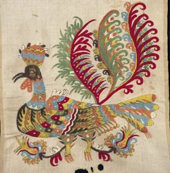 Deel van een rand van een laken, van Skyros, Sporaden (detail)