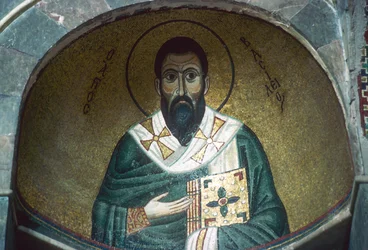 St. Basil, mozaïek in de Katholikon