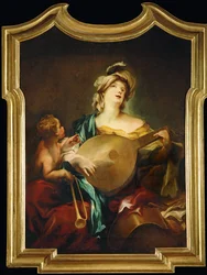 Allegorie op muziek (schilderij op doek)