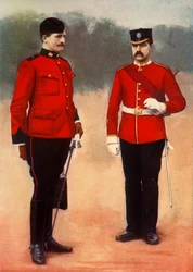 West Surrey Adjudant en East Surrey Sergeant-Majoor, 1901