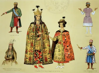 Kostuums van de 17e en 18e eeuw, plaat 56 uit 