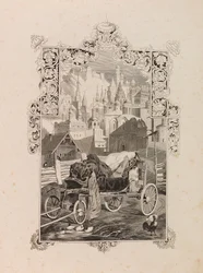 Frontispice voor novelle Tarantas De Tarantass door Vladimir Sollogub, 1845