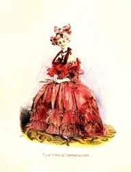 Portret van gravin Catherine von Tiesenhausen 1803-1888, 1830s