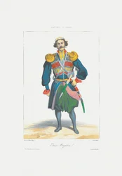 Prins van Megrelia Uit: Scènes, paysages, meurs et costumes du Caucase, 1840