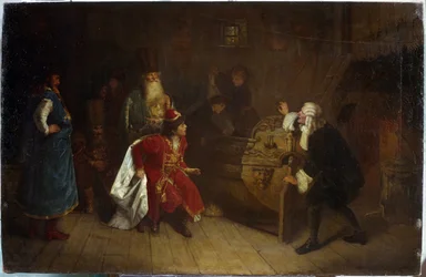 De grootvader van de Russische vloot (Scène uit de jeugd van Peter I de Grote)