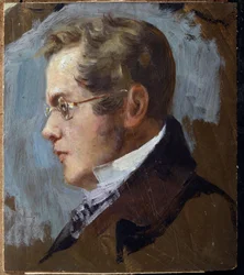 Portret van de dichter prins Piotr Andreievitch Viazemski (1792-1878)