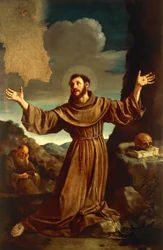 St. Franciscus van Assisi ontvangt de stigmata