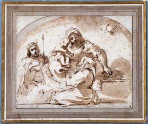 De Maagd met Kind met Sint-Louis en Sint-Franciscus