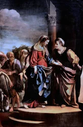 Guercino - De Visitatie. De Visitatie, 1632