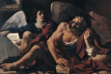 De heilige Mattheus en de engel