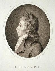 Ignaz Joseph Pleyel (1757-1831) gegraveerd door F.W. Nettling