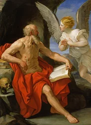 Engel die verschijnt aan de heilige Hiëronymus, ca. 1640