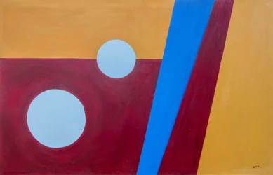 Strijd tussen Constantijn Maxentius, 2016 (olieverf op doek)