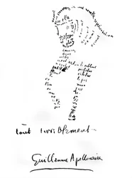 Paardcalligram 1917