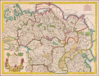 1766 kaart - Kaart van Tartarije getekend op basis van relaties