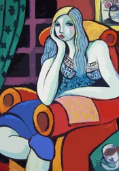 Maanlicht, 2007 (gouache met digitale retouche)