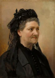 Portret van barones Delort de Gléon de Oudere