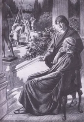 Demetrius lost een moeilijk probleem op, Bibbys Annual, 1916-1917